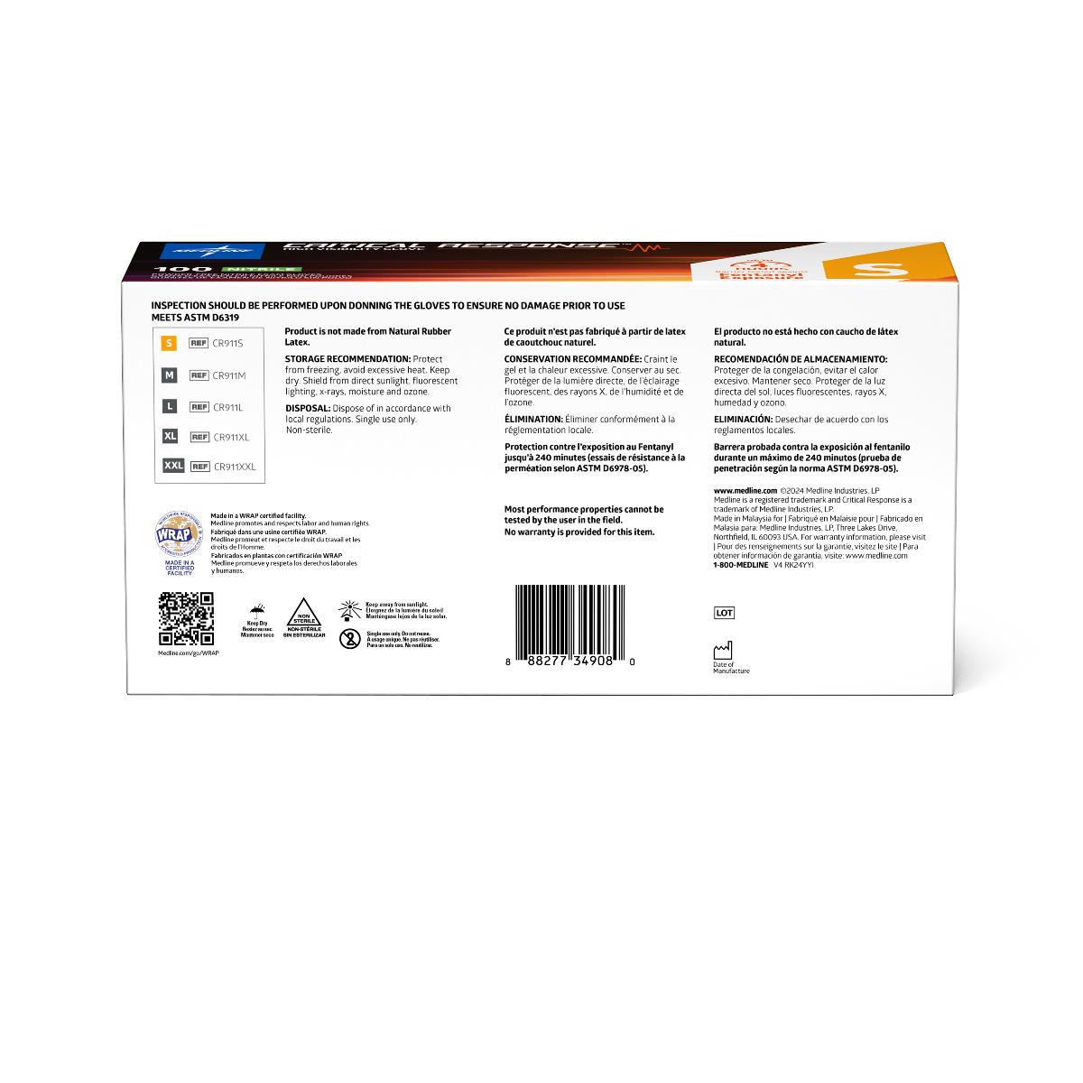 Critical Response Powder-Free Nitrile Exam Gloves