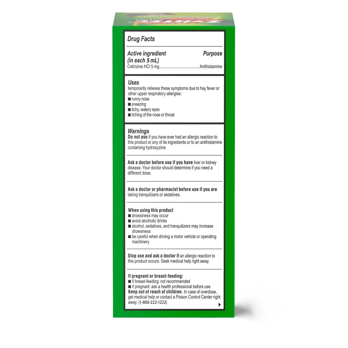 Zyrtec Children's 24-Hour Allergy Syrup