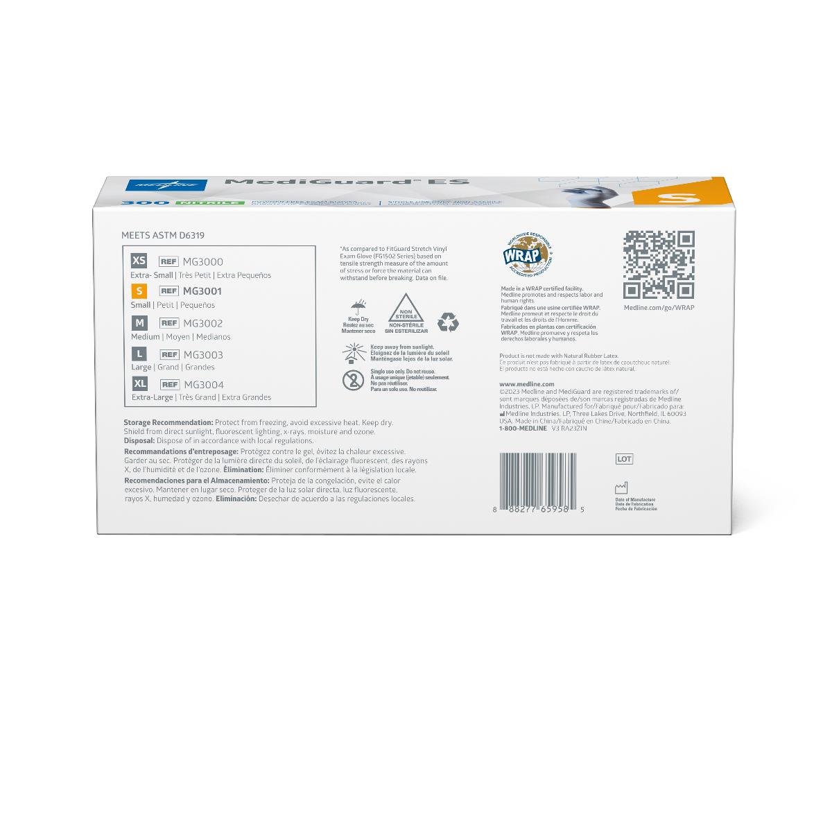 MediGuard ES Powder-Free Nitrile Exam Gloves
