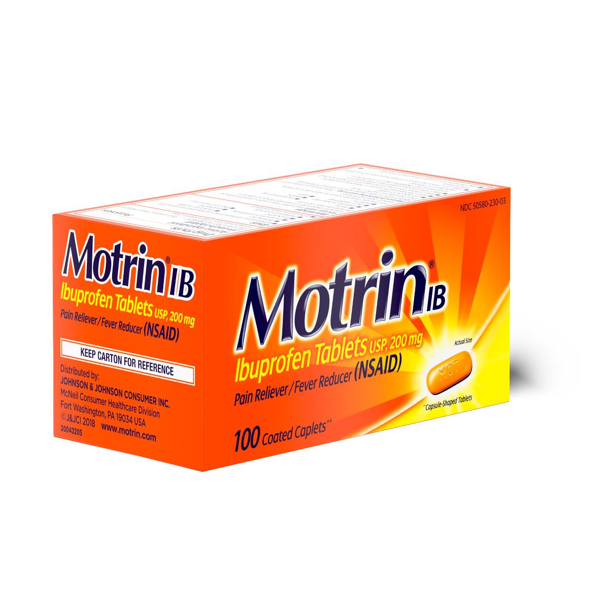 Motrin Ib Ibuprofen Pain Reliever - BeHope