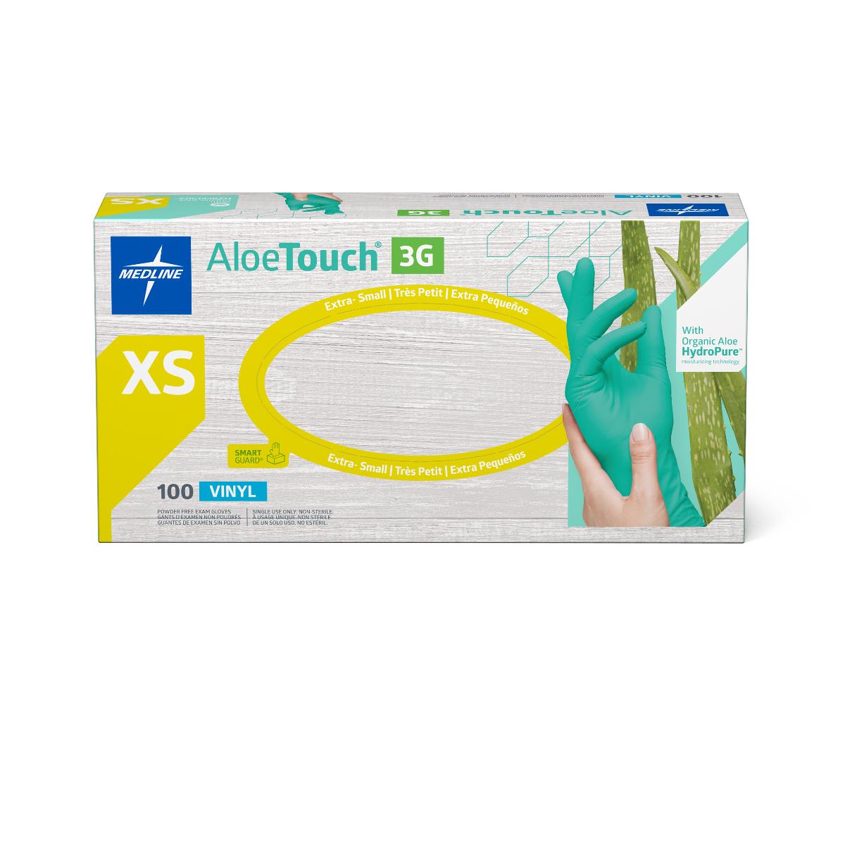 AloeTouch 3G Synthetic Vinyl Exam Gloves