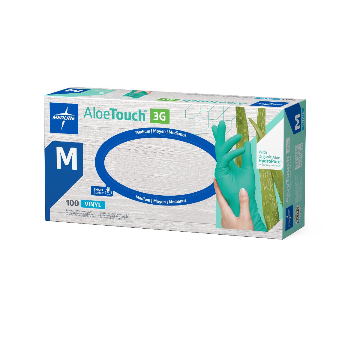 AloeTouch 3G Synthetic Vinyl Exam Gloves