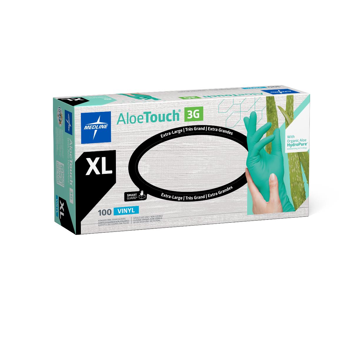 AloeTouch 3G Synthetic Vinyl Exam Gloves