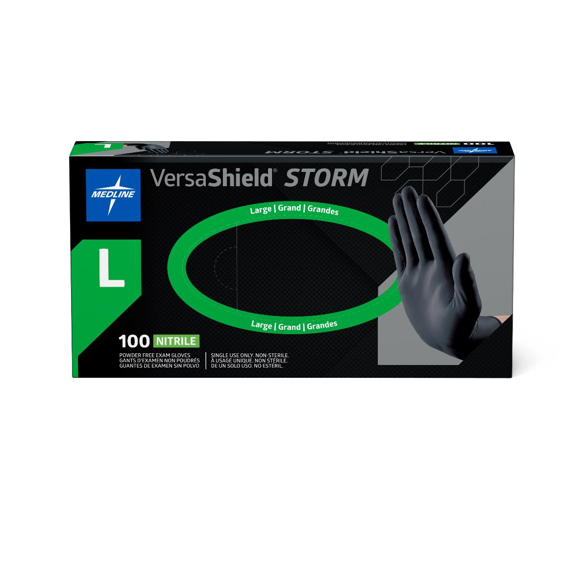 VersaShield Storm Powder-Free Nitrile Exam Gloves