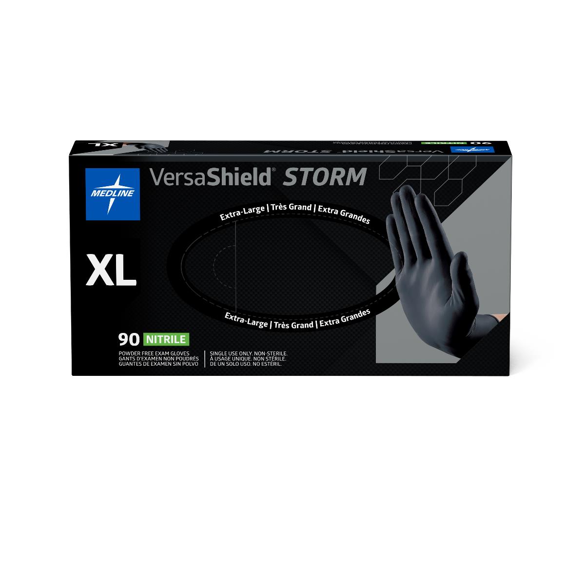 VersaShield Storm Powder-Free Nitrile Exam Gloves