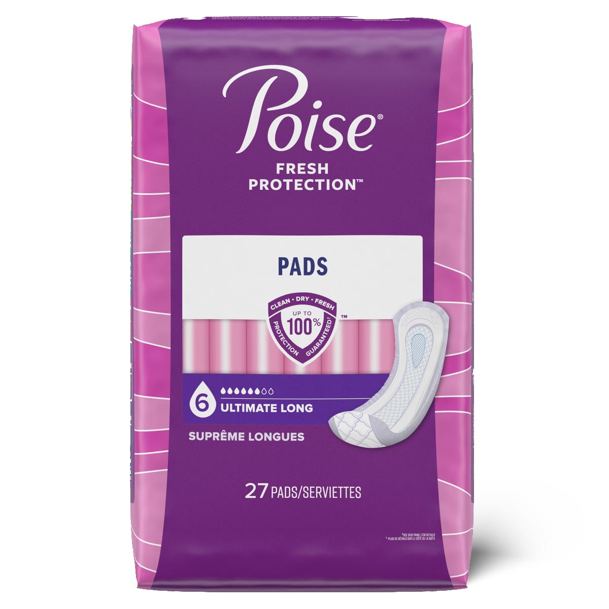 Poise Ultimate Coverage Protection Pads - BeHope