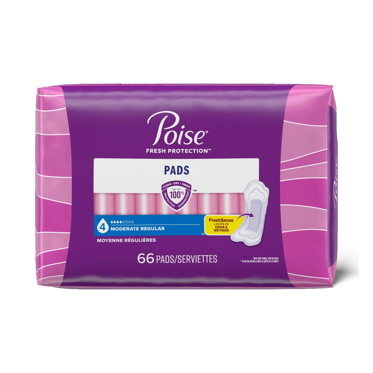Poise Moderate Absorbency Incontinence Pads