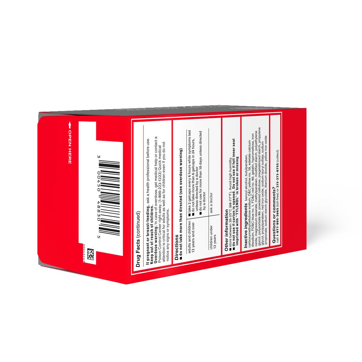 Tylenol Rapid Release Gelcaps