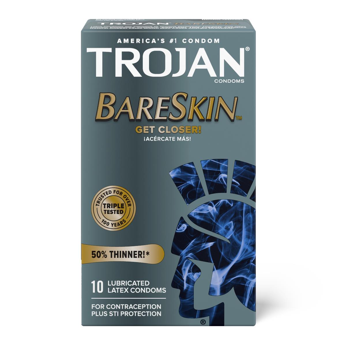 Trojan BareSkin Lubricated Latex Condoms