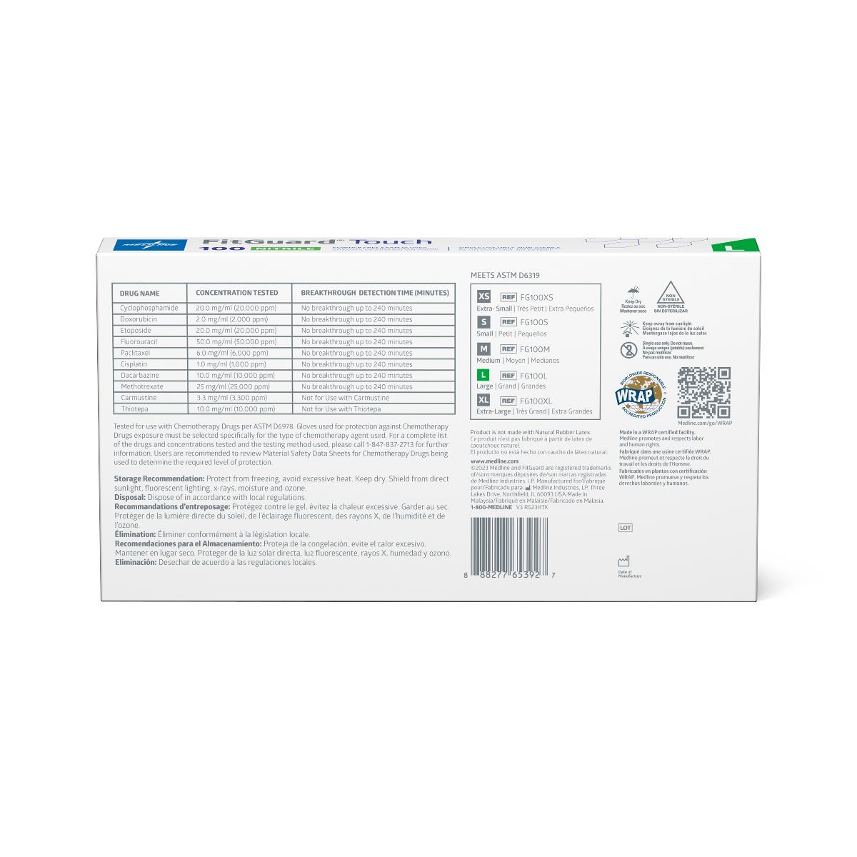 FitGuard Touch Powder-Free Nitrile Exam Gloves