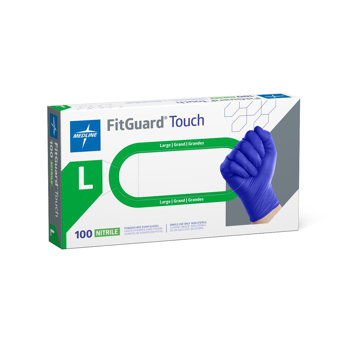 FitGuard Touch Powder-Free Nitrile Exam Gloves