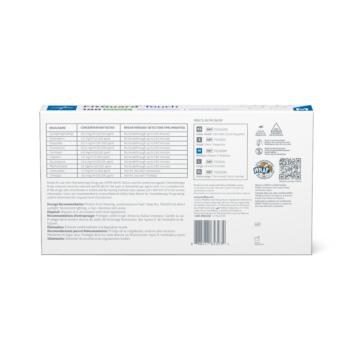 FitGuard Touch Powder-Free Nitrile Exam Gloves