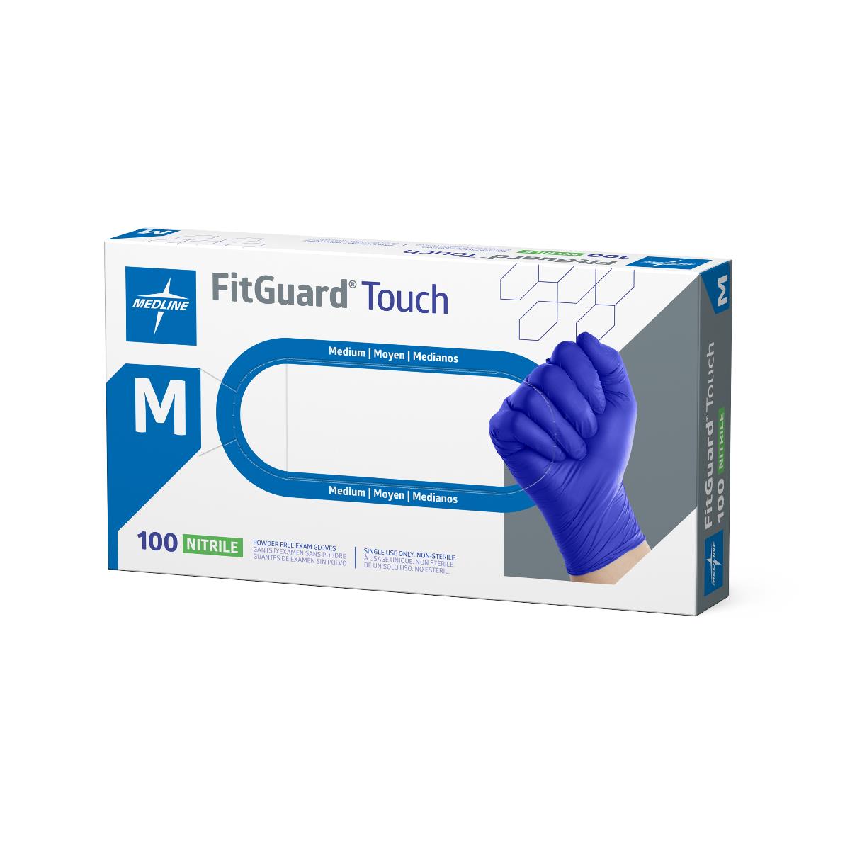 FitGuard Touch Powder-Free Nitrile Exam Gloves