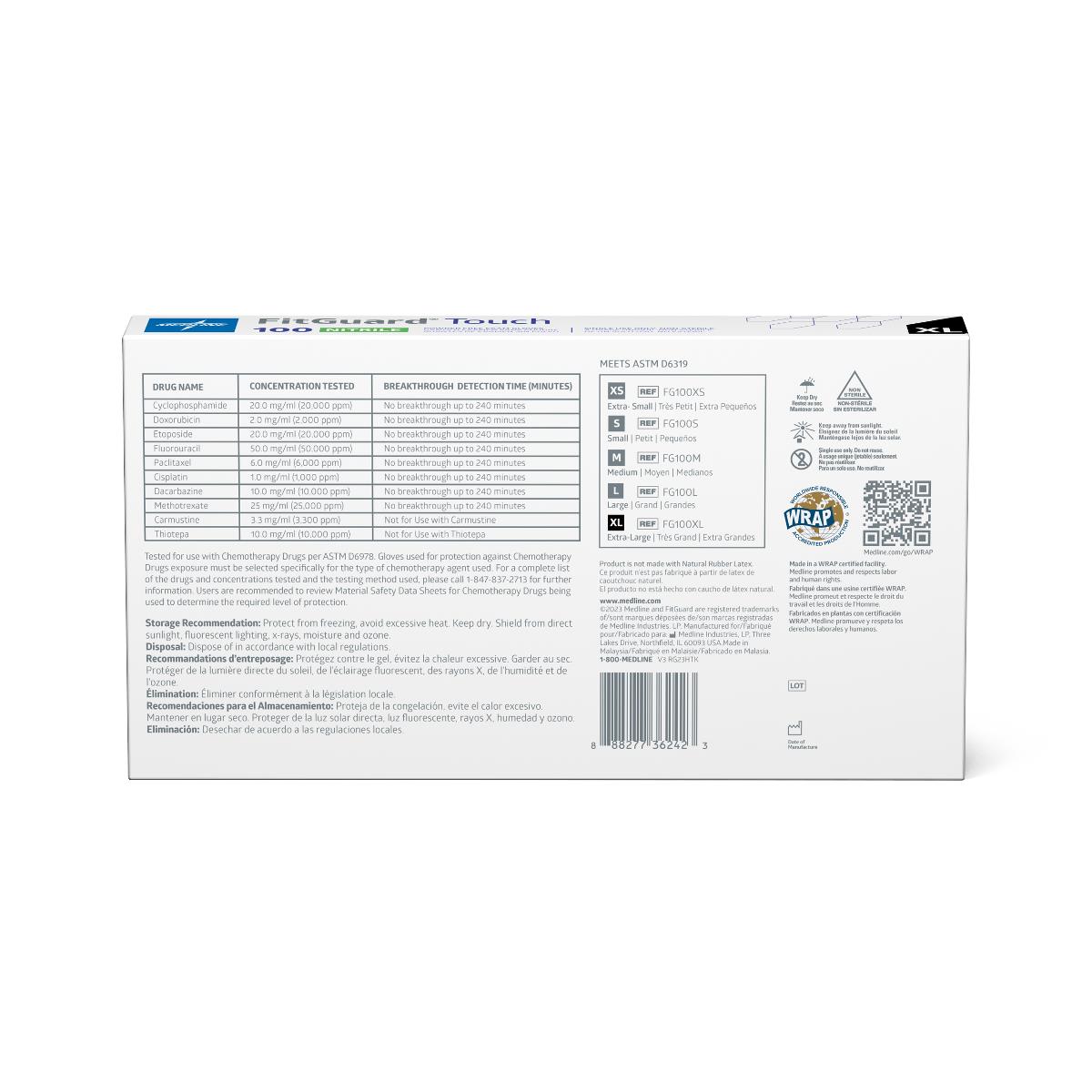 FitGuard Touch Powder-Free Nitrile Exam Gloves