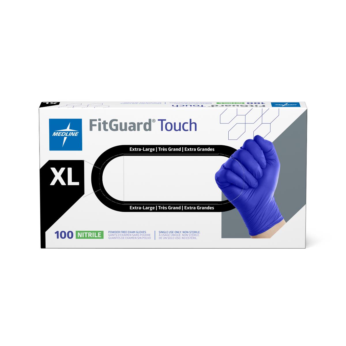 FitGuard Touch Powder-Free Nitrile Exam Gloves