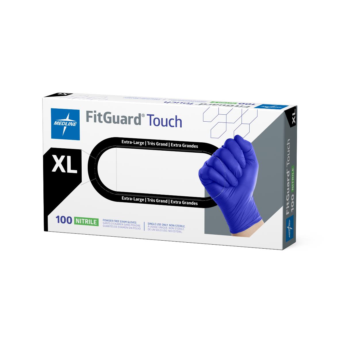FitGuard Touch Powder-Free Nitrile Exam Gloves