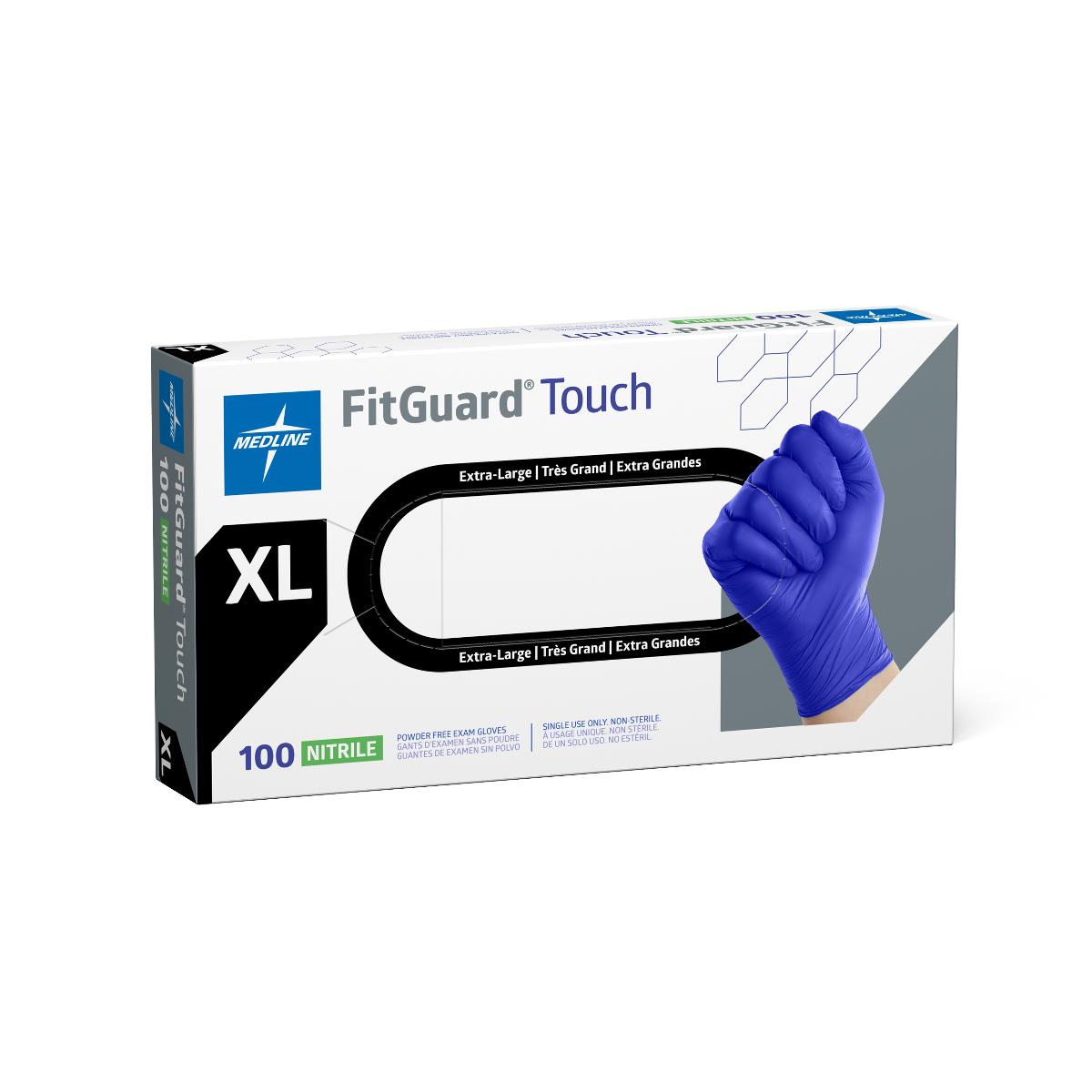 FitGuard Touch Powder-Free Nitrile Exam Gloves