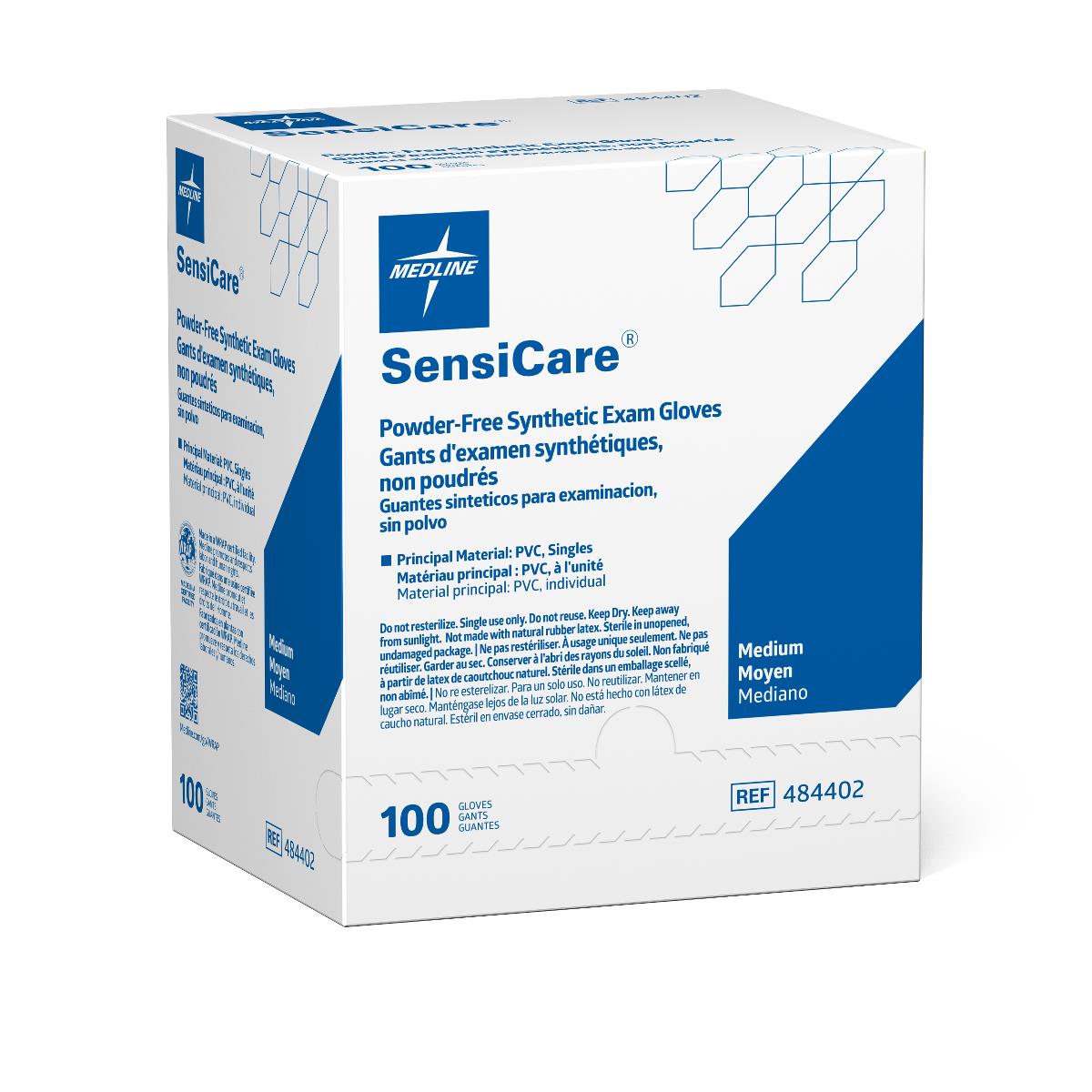 SensiCare Powder-Free Stretch Vinyl Sterile Exam Gloves