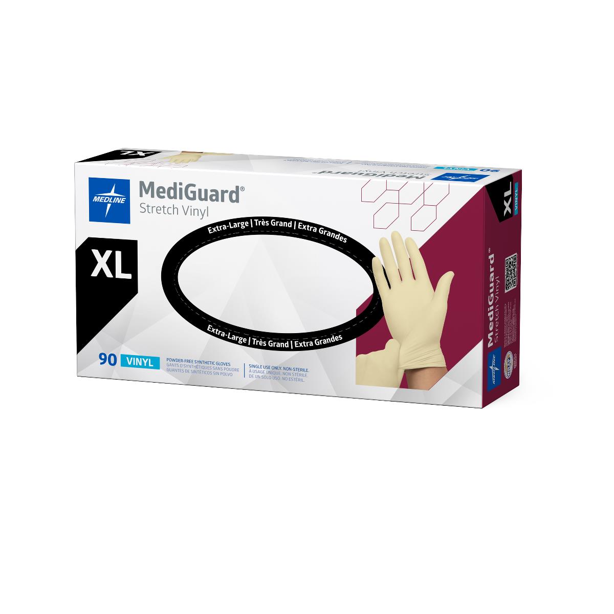 MediGuard Stretch Vinyl Synthetic Exam Gloves