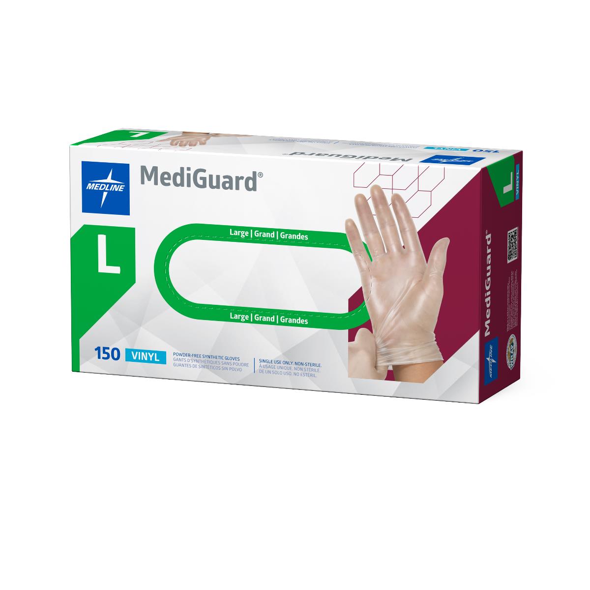 MediGuard Vinyl Synthetic Exam Gloves
