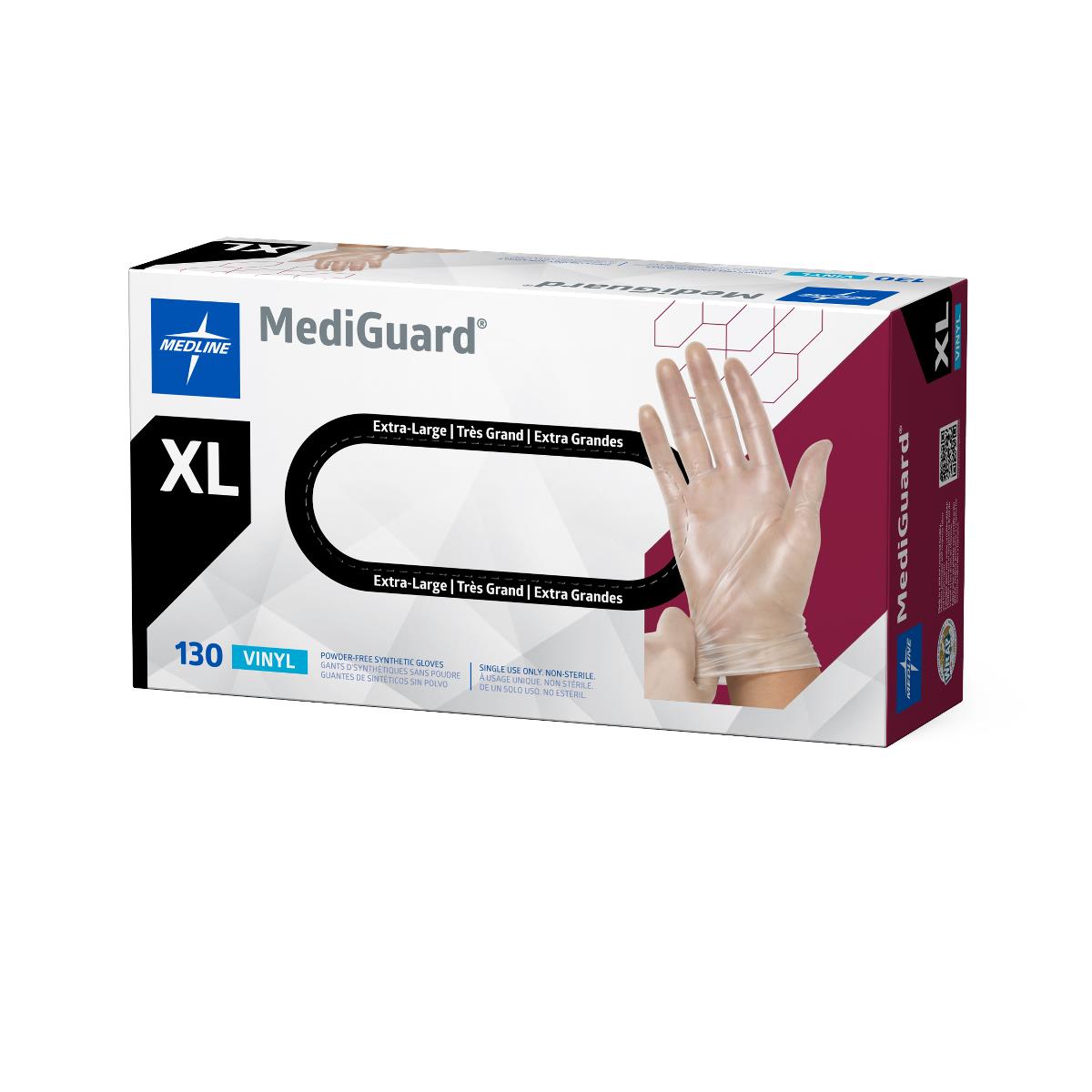 MediGuard Vinyl Synthetic Exam Gloves