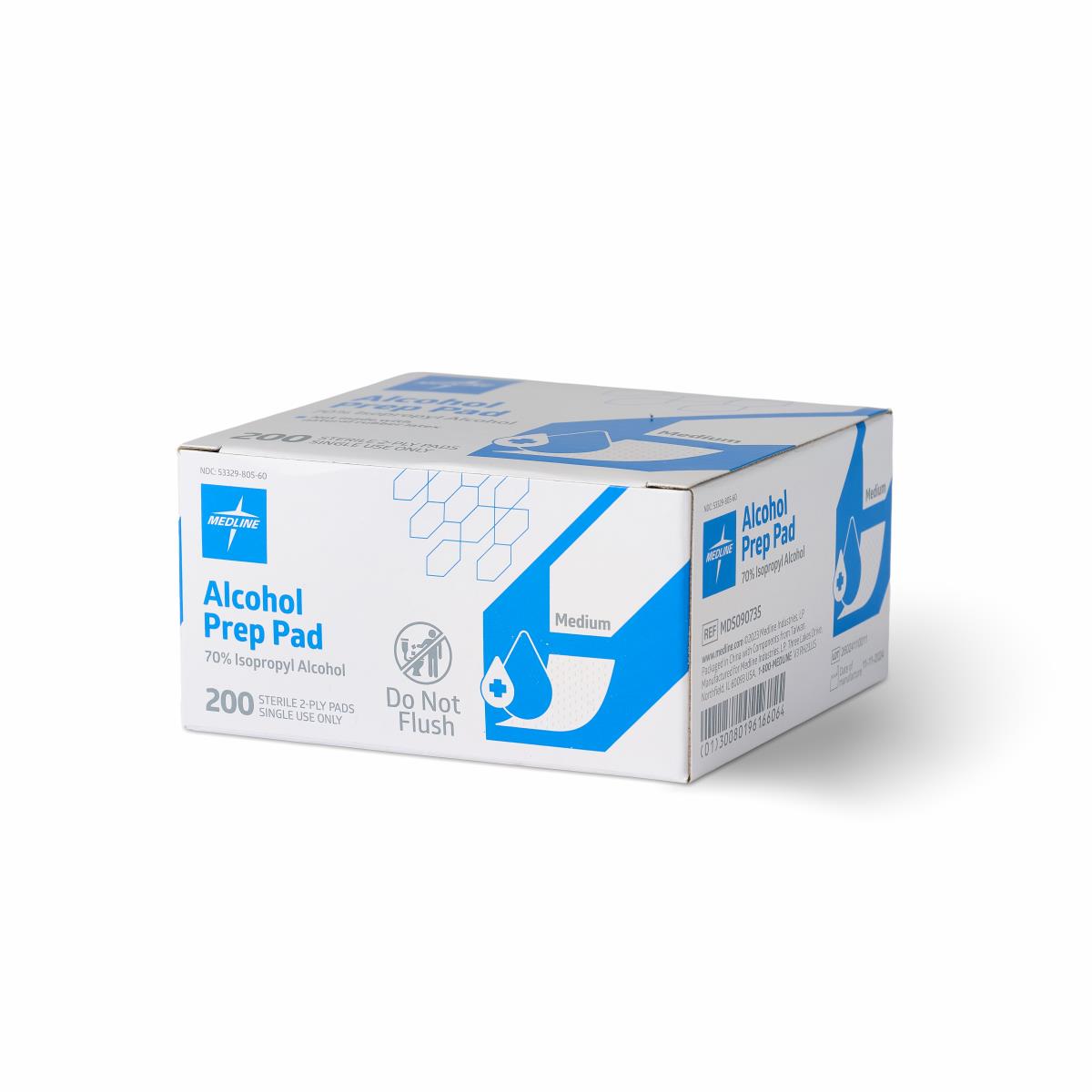 Medline Sterile Alcohol Prep Pads