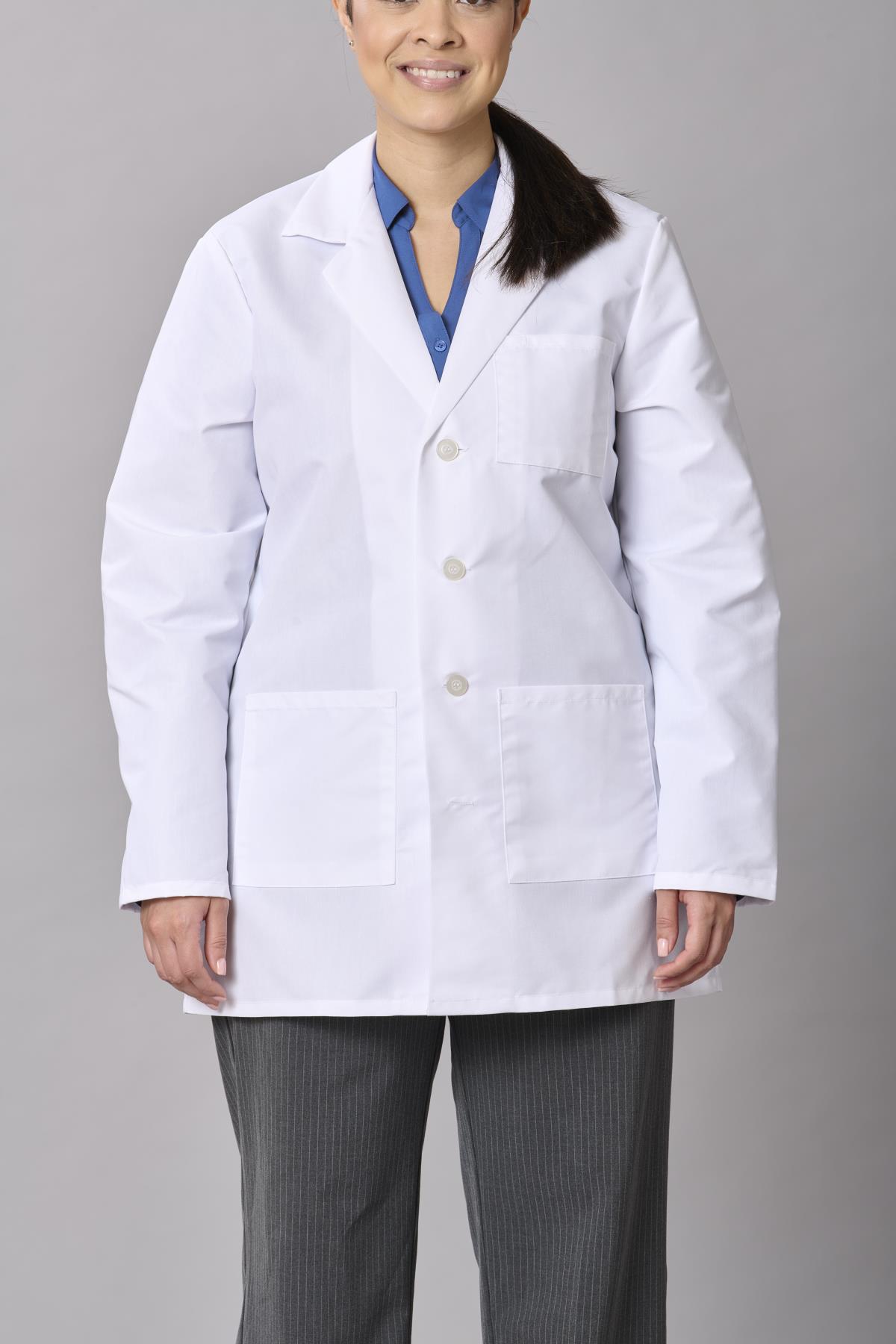 Medline Propel Unisex 4-Pocket Consultation-Length Lab Coats