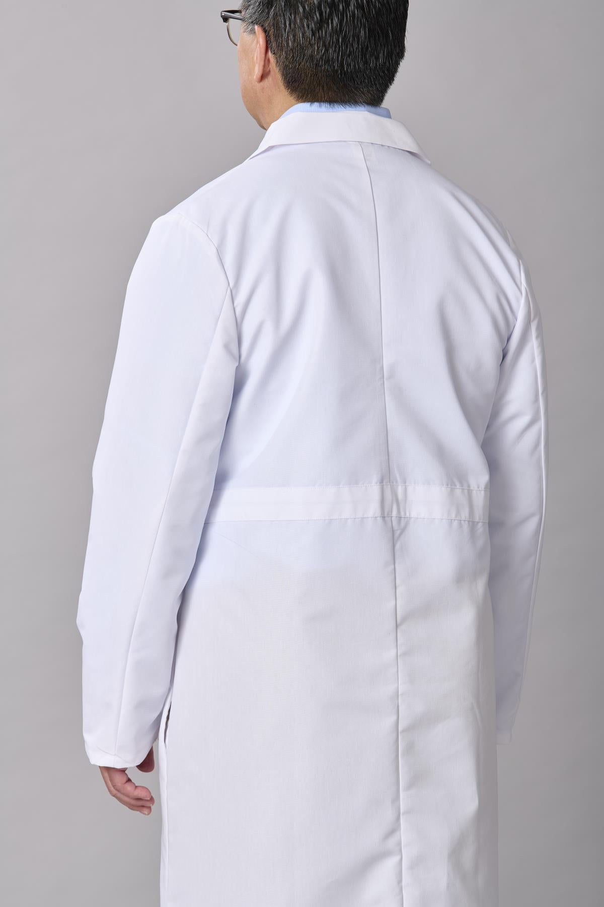 Medline Propel Men's 4-Pocket Full-Length Lab Coats