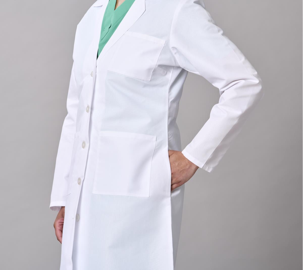 Medline Propel Women's 4-Pocket Full-Length Lab Coats