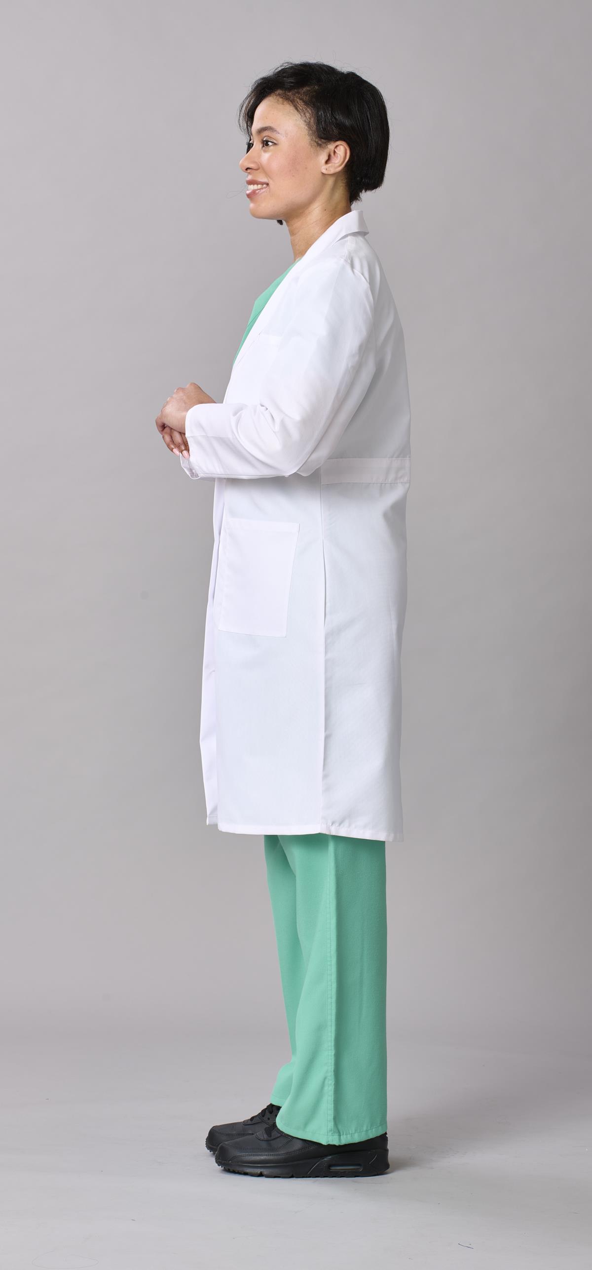Medline Propel Women's 4-Pocket Full-Length Lab Coats