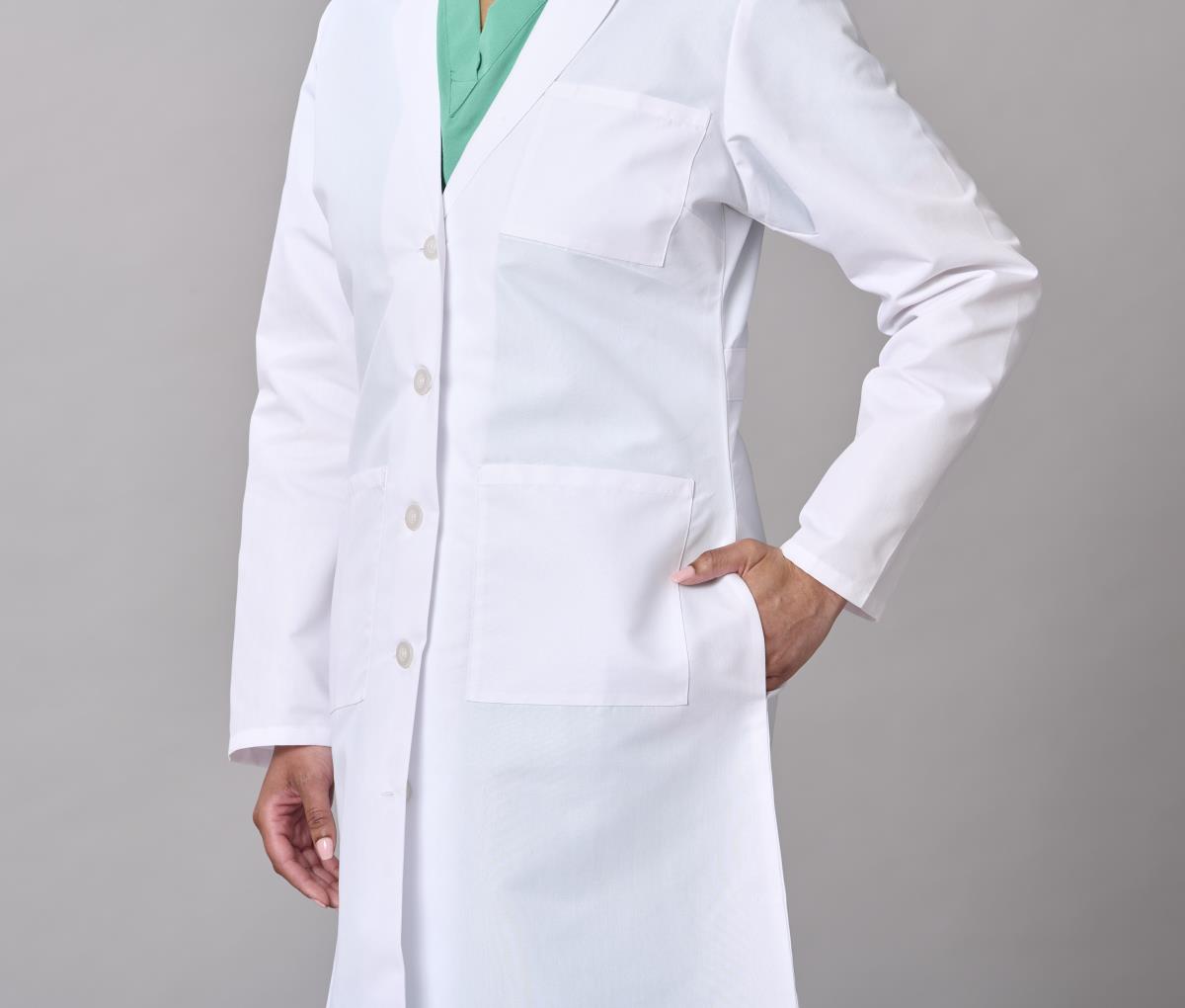 Medline Propel Women's 4-Pocket Full-Length Lab Coats