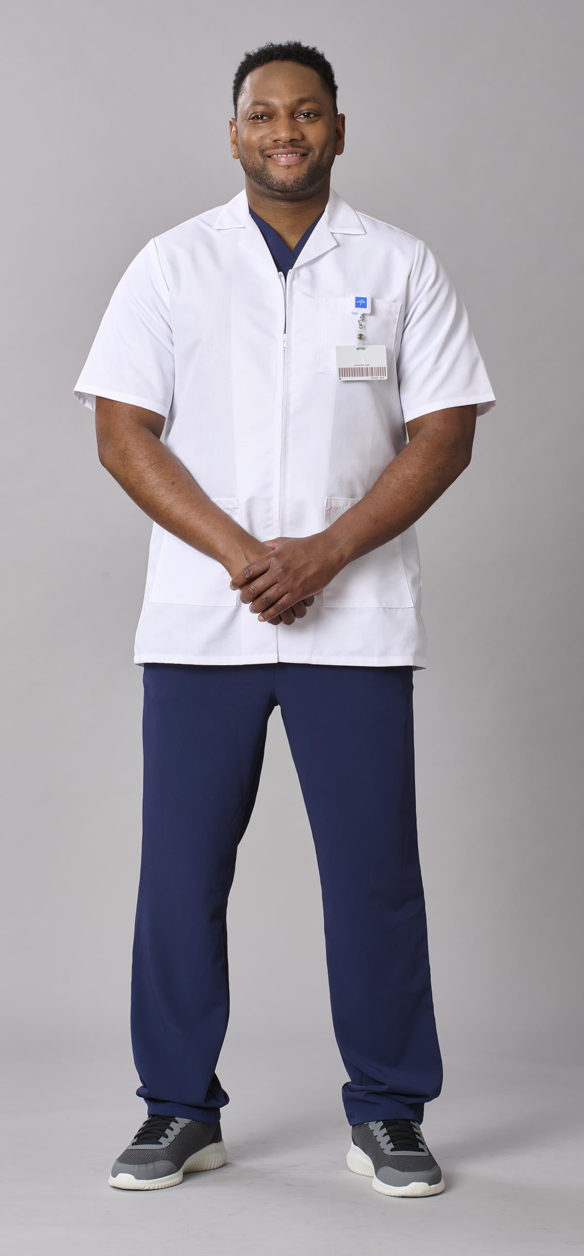 Medline Propel Unisex 4-Pocket Consultation Smocks