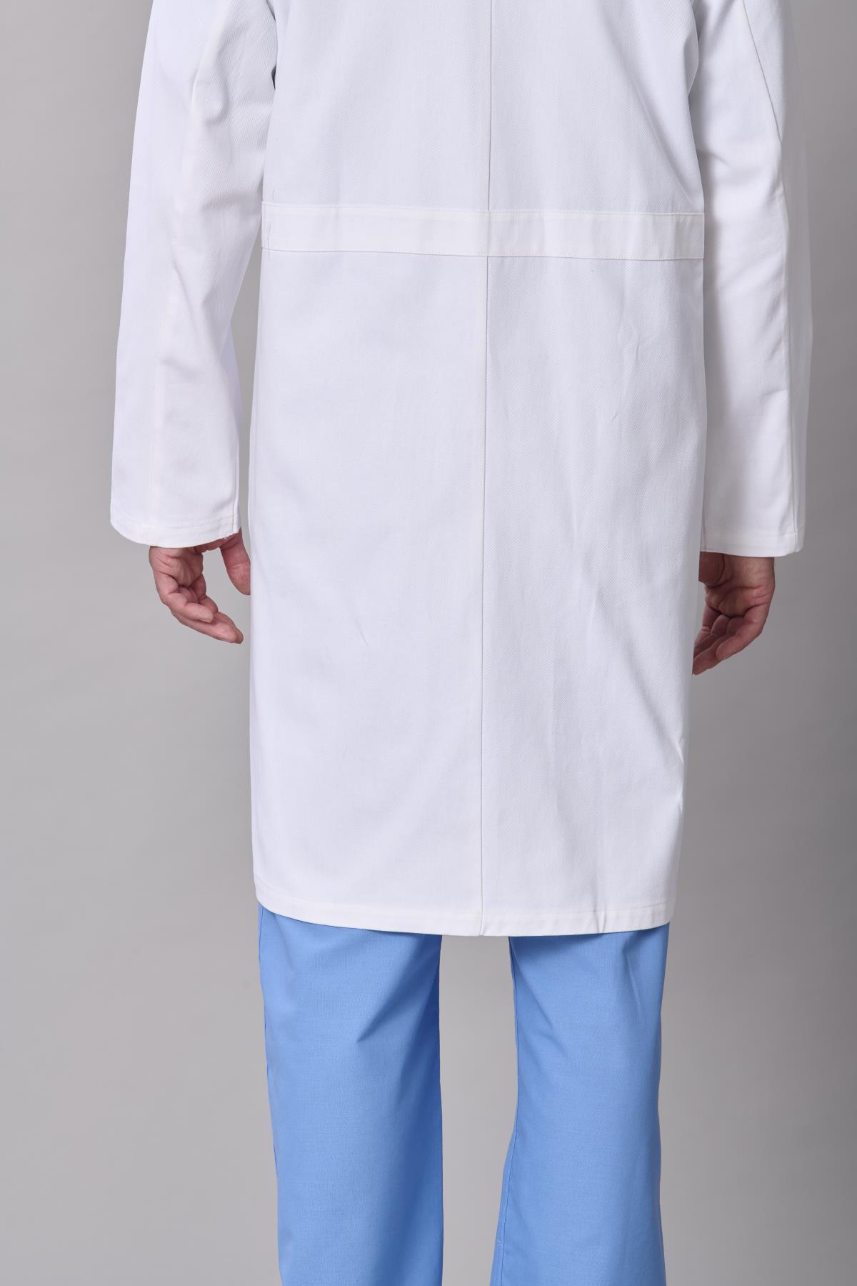 Medline Refine Men's 4-Pocket Full-Length Lab Coats