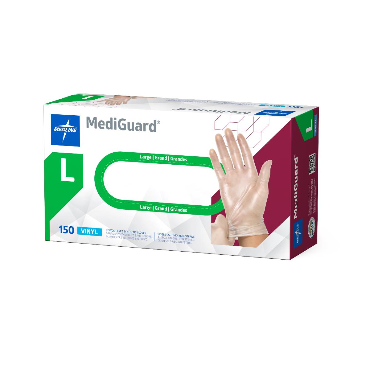 MediGuard Vinyl Synthetic Exam Gloves - CA Only