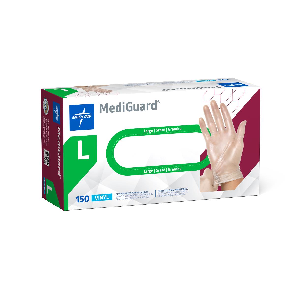 MediGuard Vinyl Synthetic Exam Gloves - CA Only