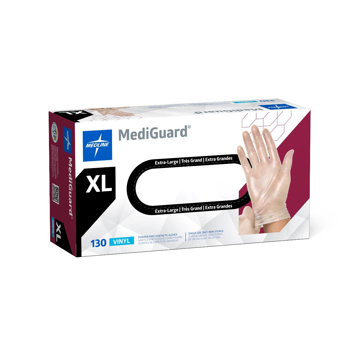 MediGuard Vinyl Synthetic Exam Gloves - CA Only