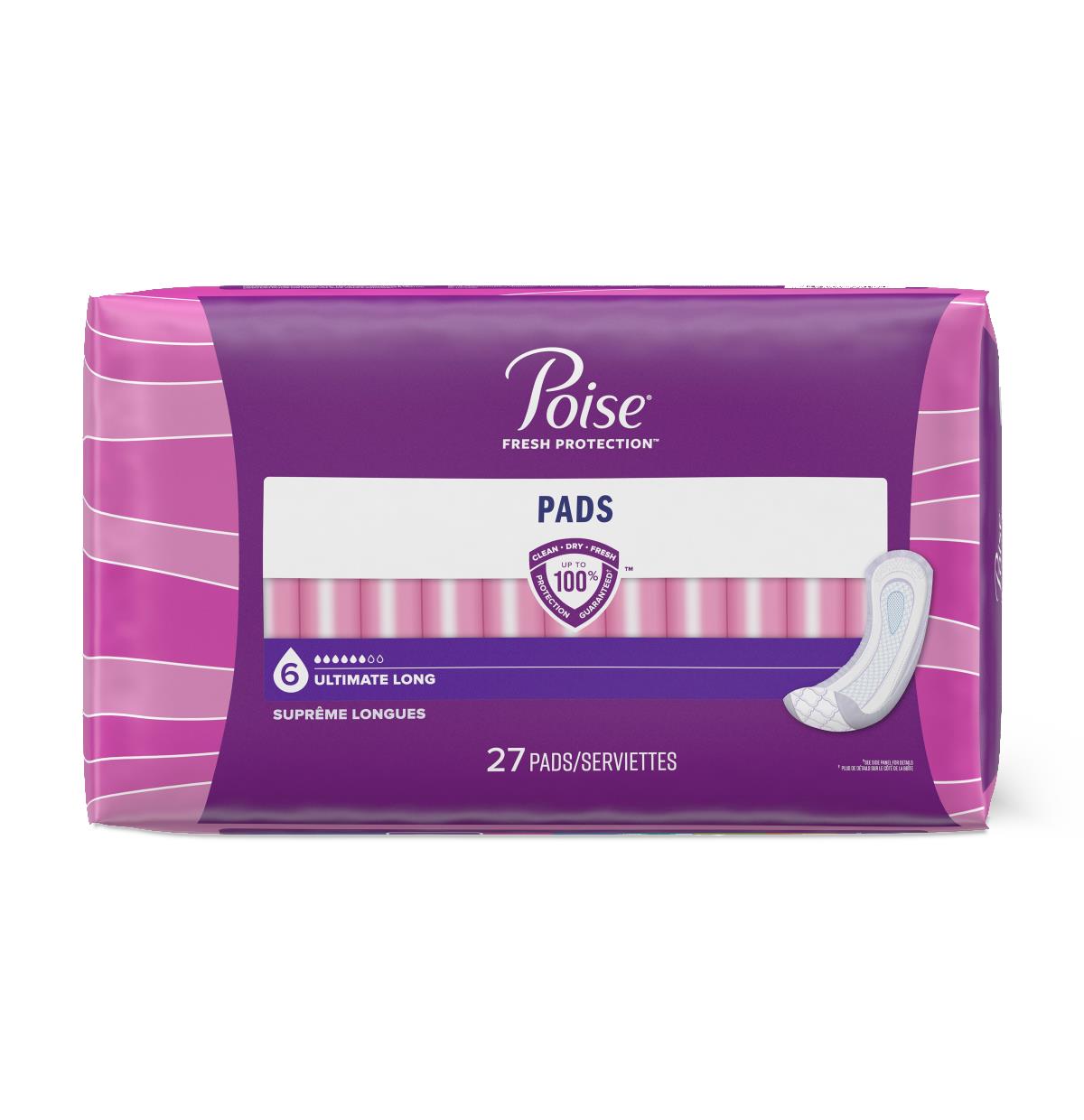 Poise Ultimate Coverage Protection Pads - BeHope