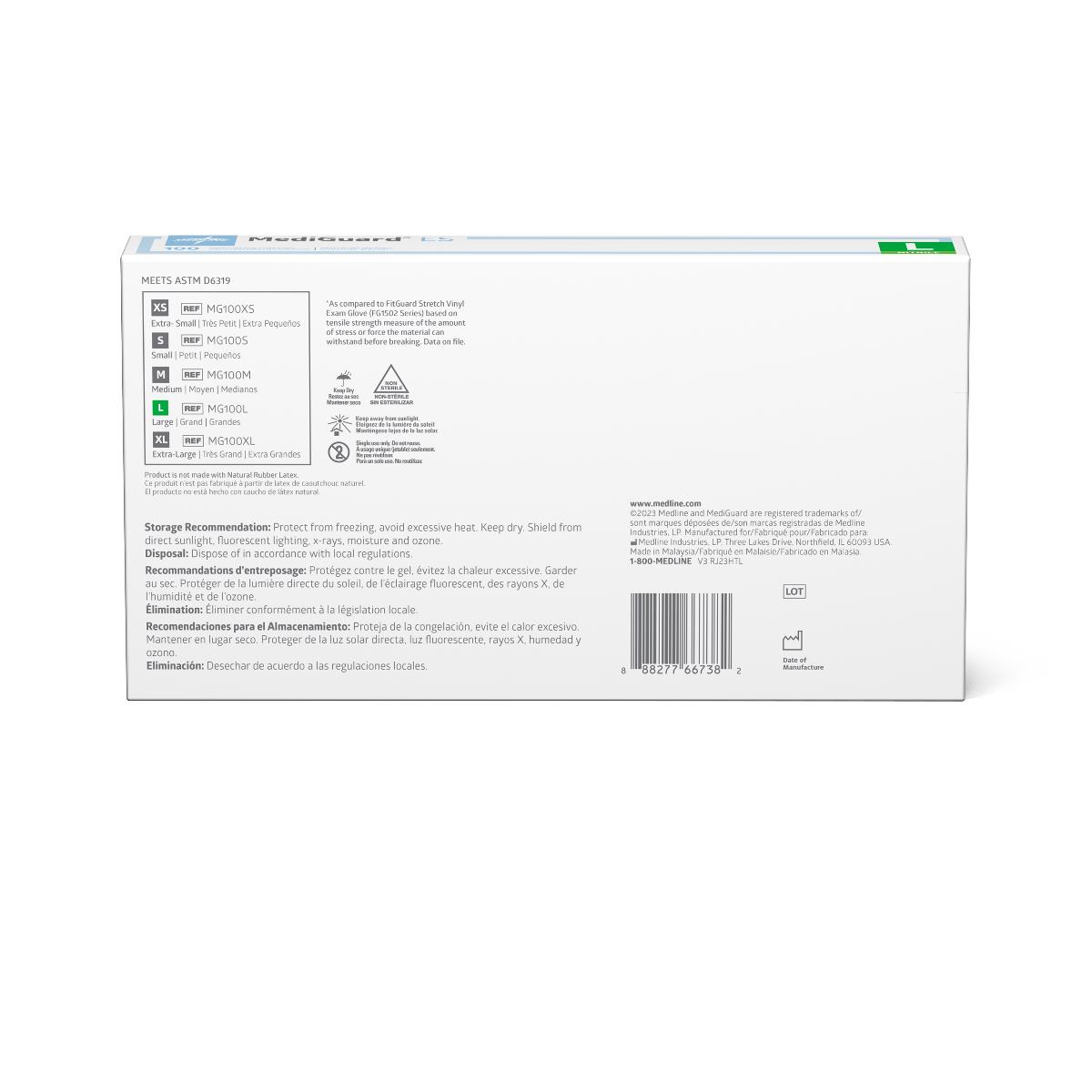 MediGuard ES Powder-Free Nitrile Exam Gloves