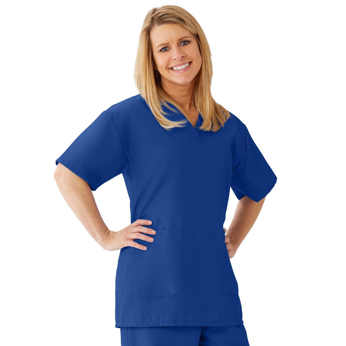 AngelStat Women's 2-Pocket Scrub Tops (Style 893)