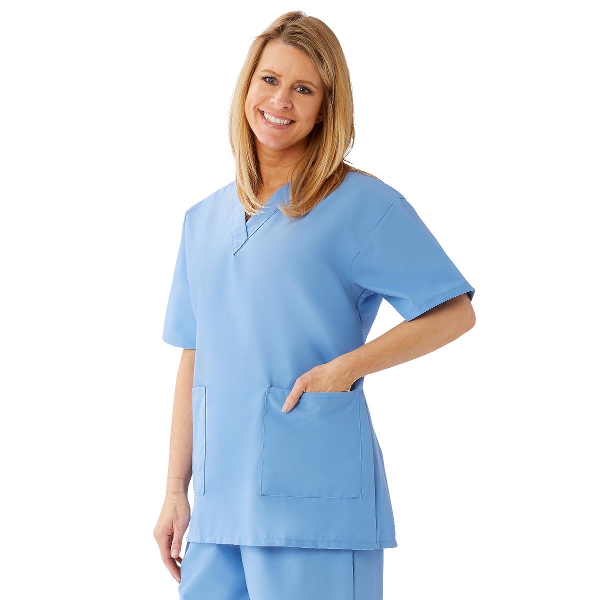 AngelStat Women's 2-Pocket Scrub Tops (Style 893)