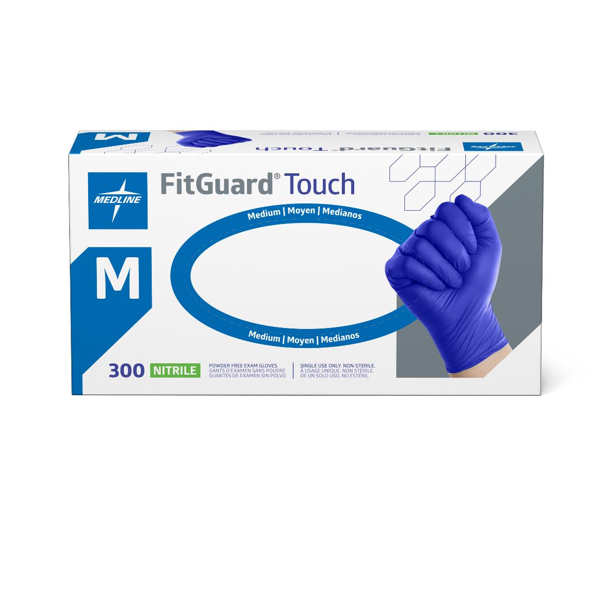 FitGuard Touch Powder-Free Nitrile Exam Gloves