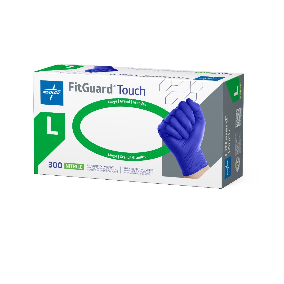 FitGuard Touch Powder-Free Nitrile Exam Gloves