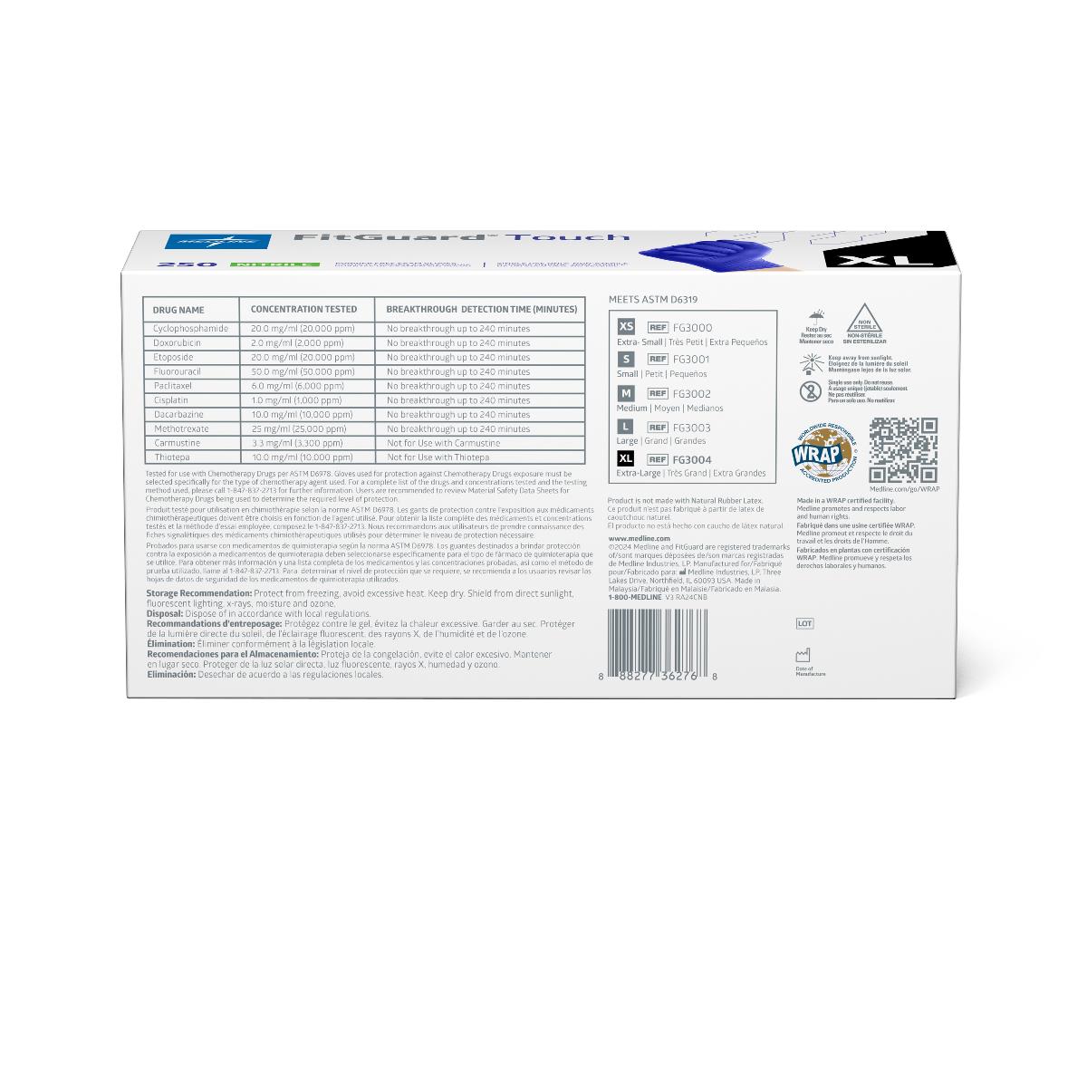 FitGuard Touch Powder-Free Nitrile Exam Gloves