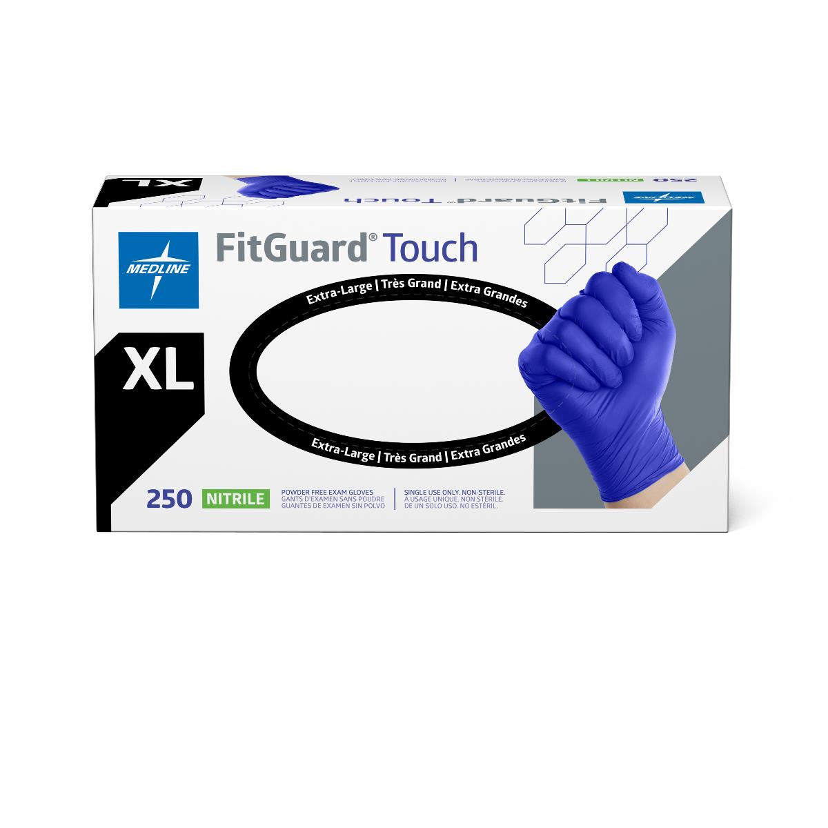 FitGuard Touch Powder-Free Nitrile Exam Gloves