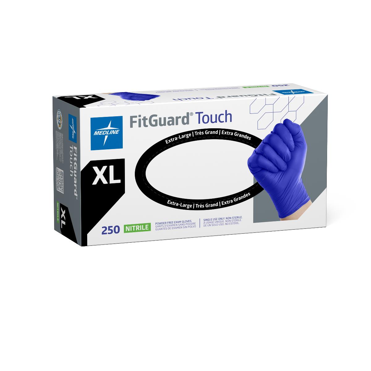 FitGuard Touch Powder-Free Nitrile Exam Gloves