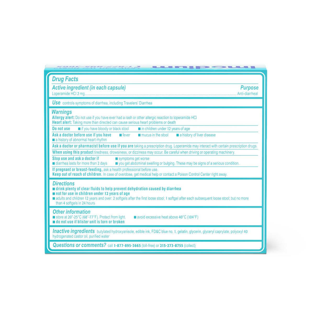 Imodium A-D Anti-Diarrheal Medication