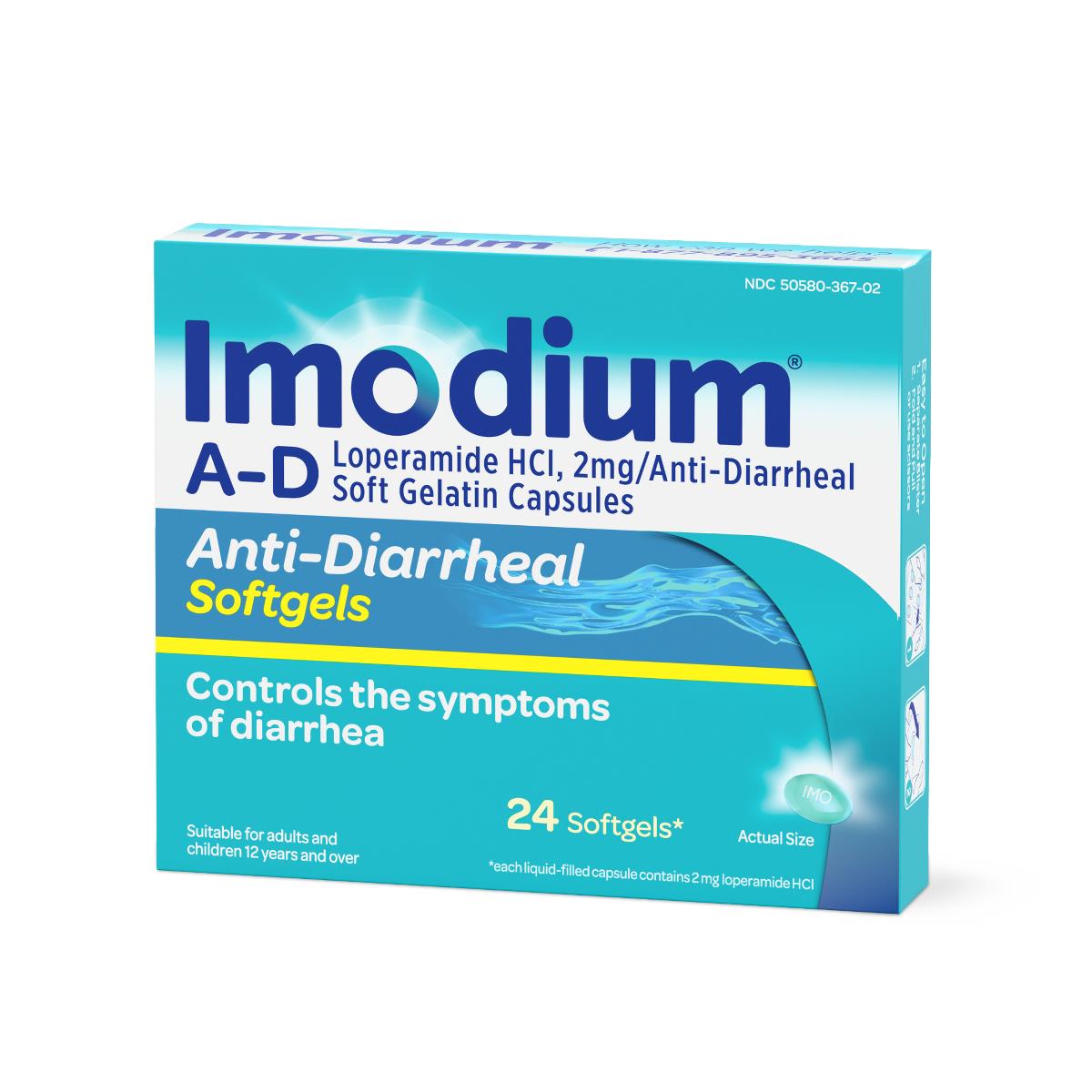 Imodium A-D Anti-Diarrheal Medication