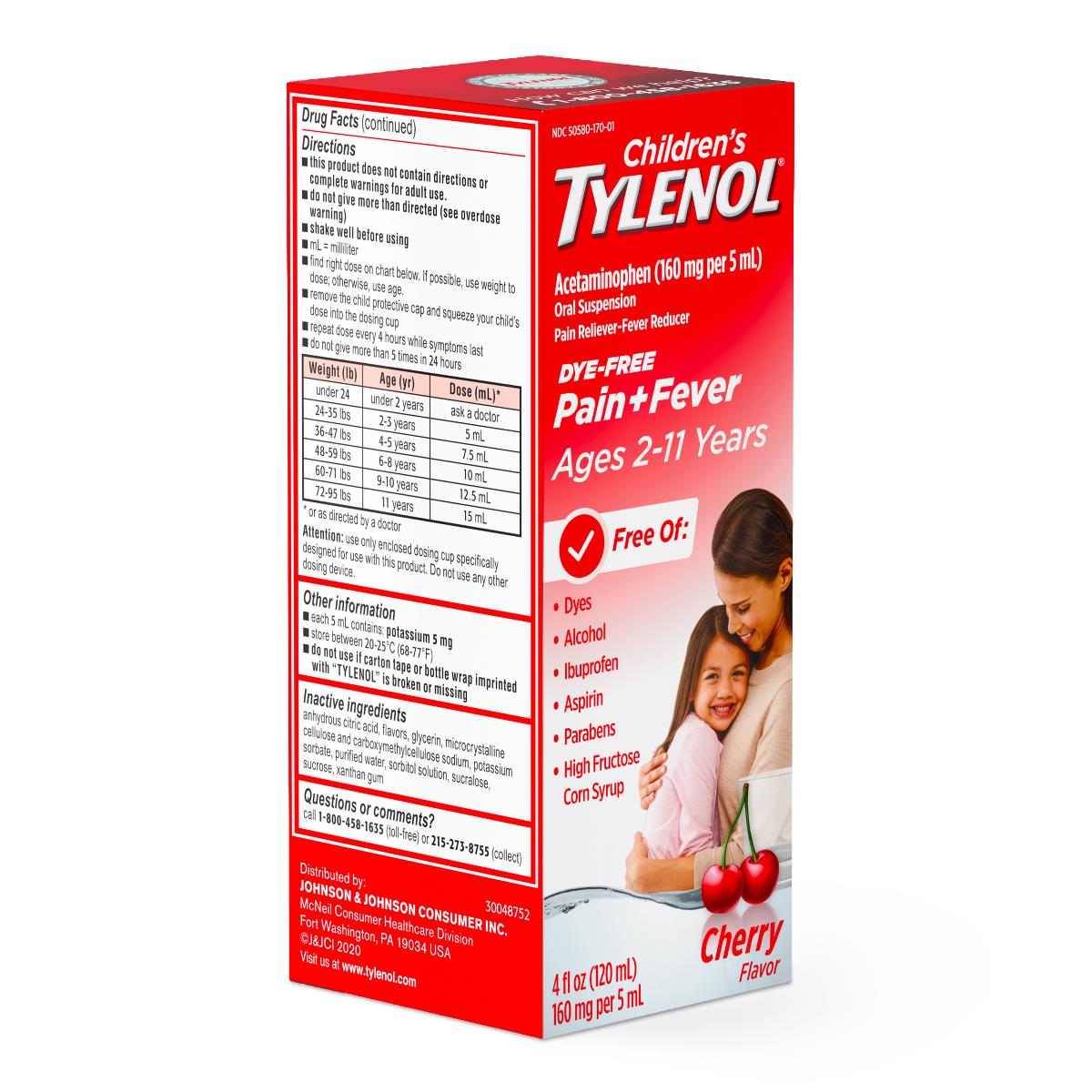 Tylenol Children's Pain + Fever Oral Suspension - BeHope