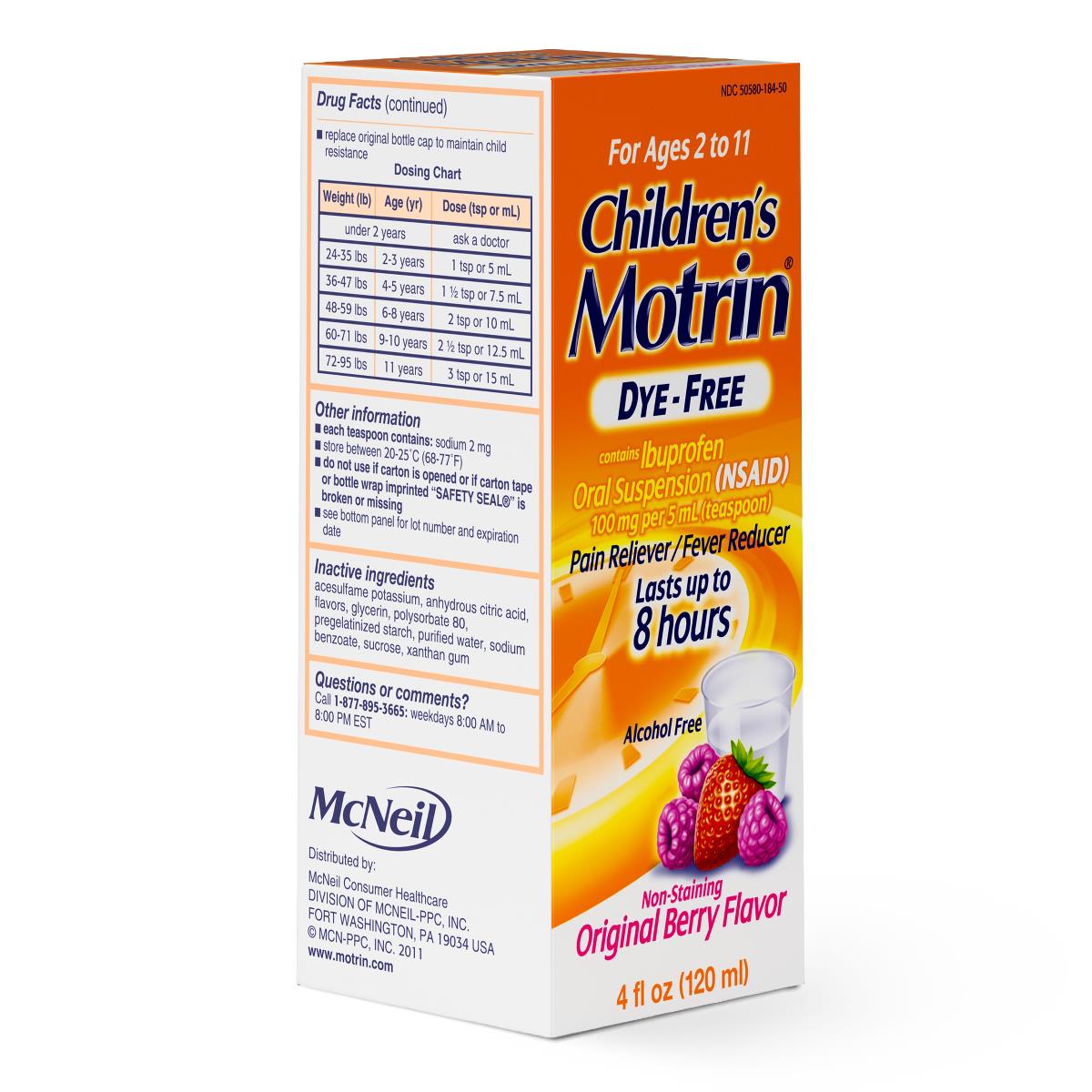 Motrin Children's Oral Suspension