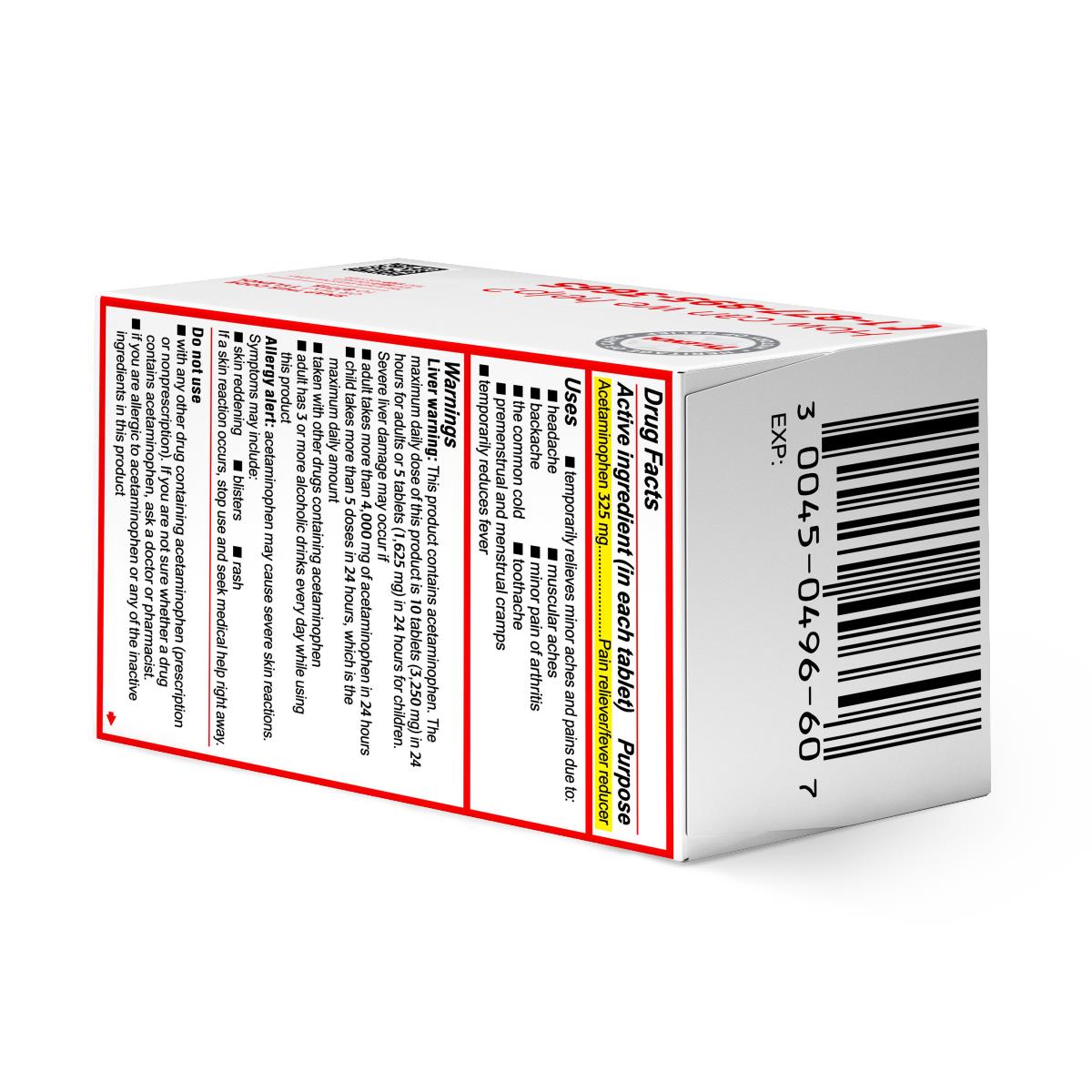 Tylenol Regular-strength Tablets - BeHope